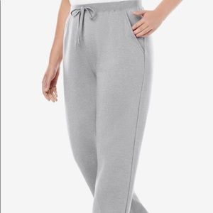 Heather Grey Sweatpants from Woman Within, 1XL (22/24)